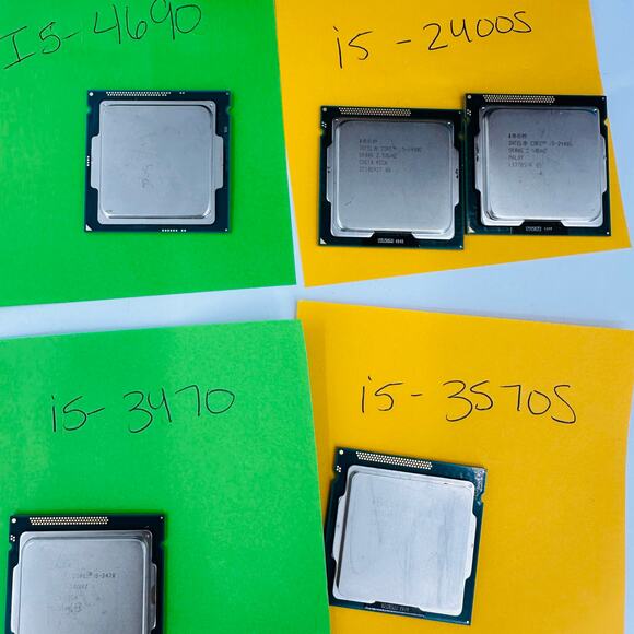19 Mixed Lot of Intel Core i5 Processors 2400 750 3340 3470 4460 4570 4690 - Picture 9 of 12